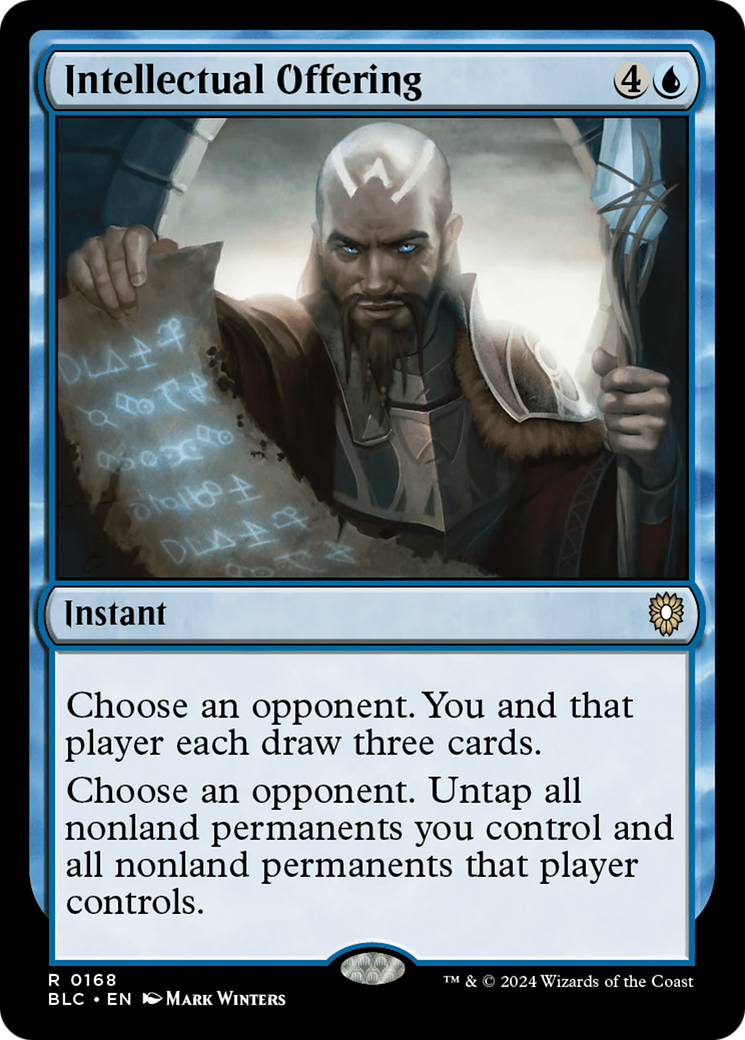 Intellectual Offering (BLC-168) [Bloomburrow Commander] MTG Single Wizards of the Coast