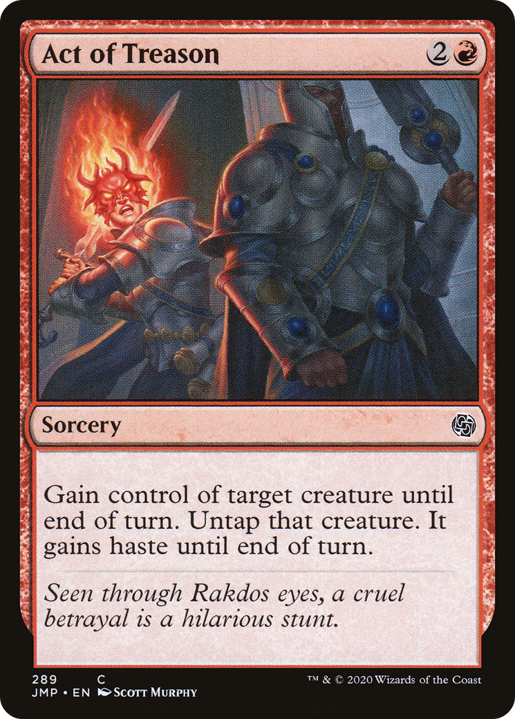 Act of Treason (JMP-289) [Jumpstart] MTG Single Wizards of the Coast