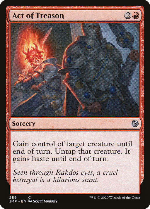 Act of Treason (JMP-289) [Jumpstart] MTG Single Wizards of the Coast