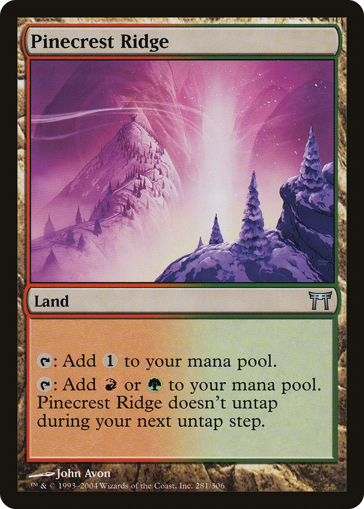 Pinecrest Ridge (CHK-281) [Champions of Kamigawa] MTG Single Wizards of the Coast