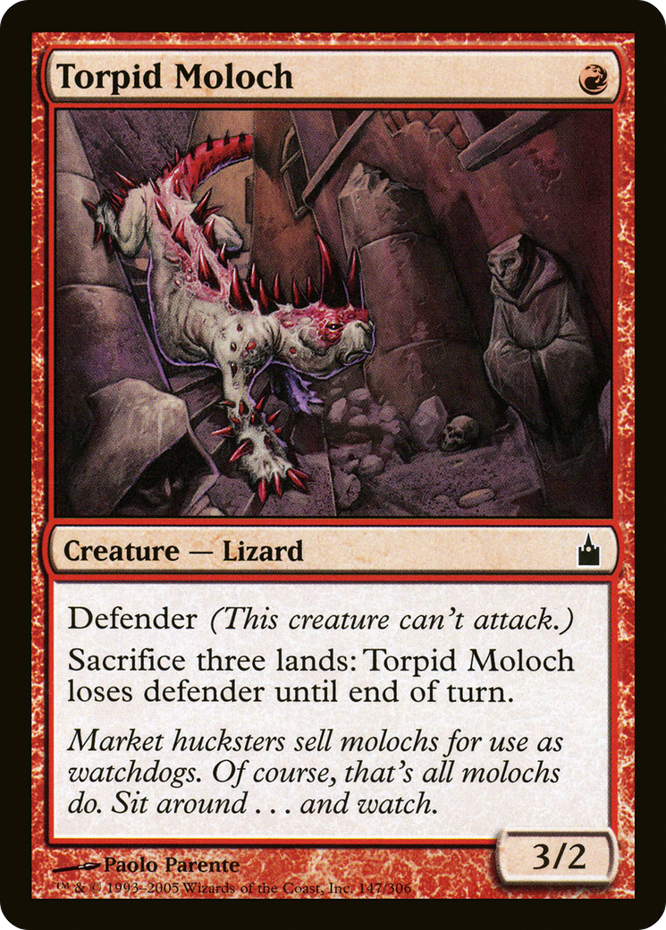 Torpid Moloch (RAV-147) [Ravnica: City of Guilds] MTG Single Wizards of the Coast