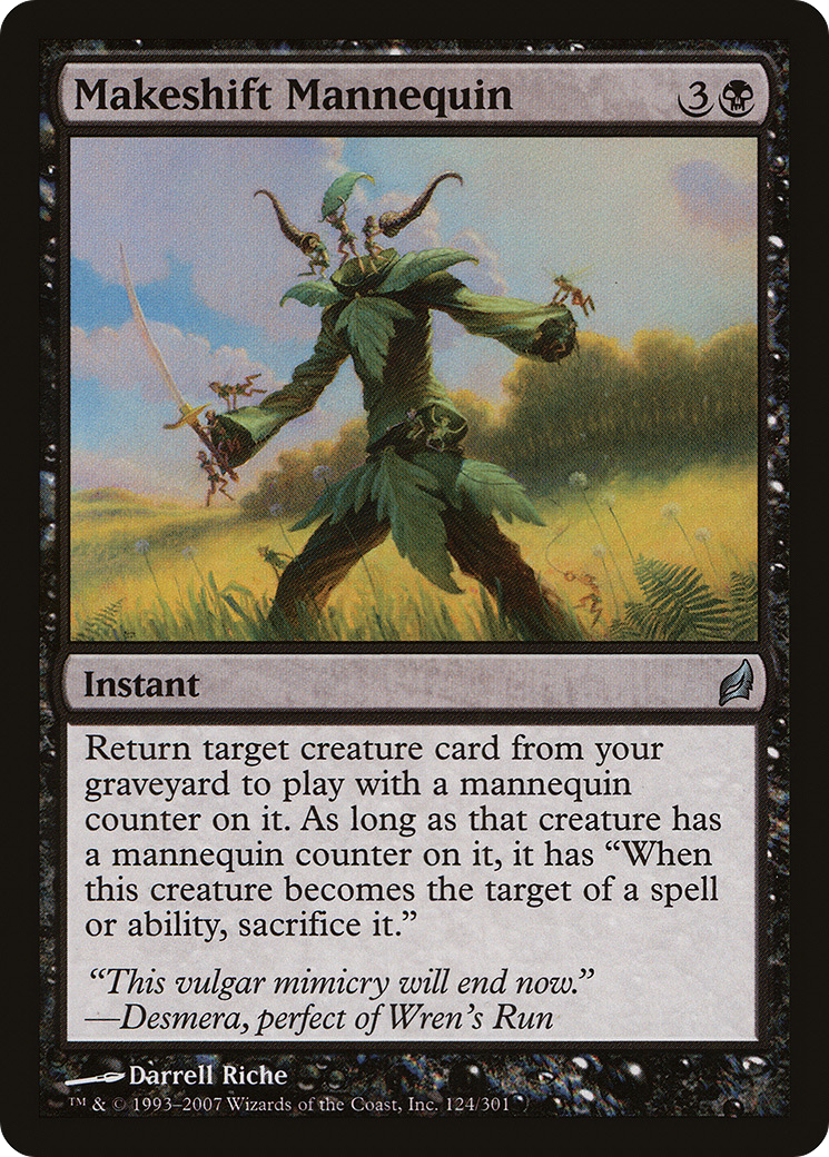 Makeshift Mannequin (LRW-124) [Lorwyn] MTG Single Wizards of the Coast