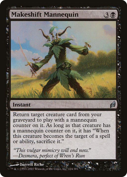 Makeshift Mannequin (LRW-124) [Lorwyn] Foil MTG Single Wizards of the Coast