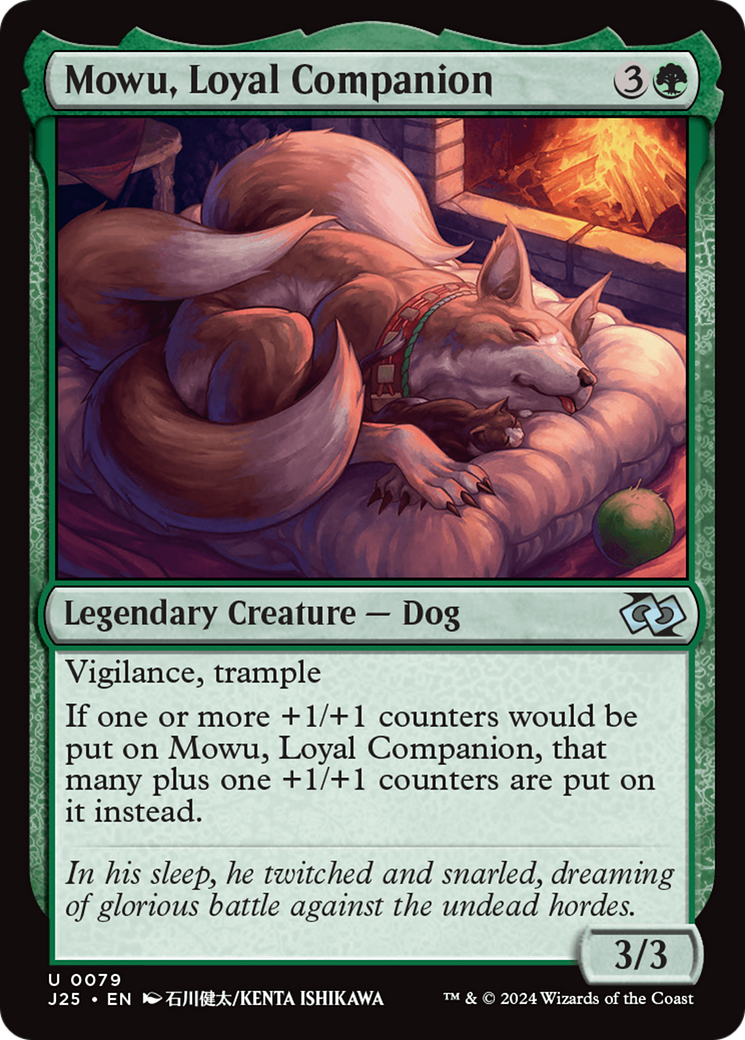 Mowu, Loyal Companion (Anime) (J25-079) [Foundations Jumpstart] MTG Single Wizards of the Coast