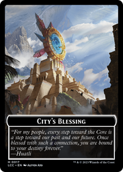 City's Blessing // Pirate (0005) Double-Sided Token [Tokens] The Lost Caverns of Ixalan Commander Tokens MTG Single Magic: The Gathering
