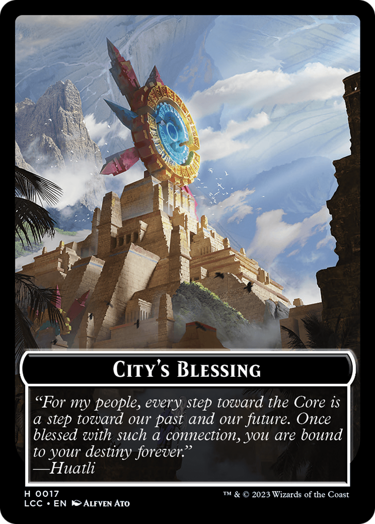 City's Blessing // Pirate (0005) Double-Sided Token [The Lost Caverns of Ixalan Commander Tokens] MTG Single Magic: The Gathering   