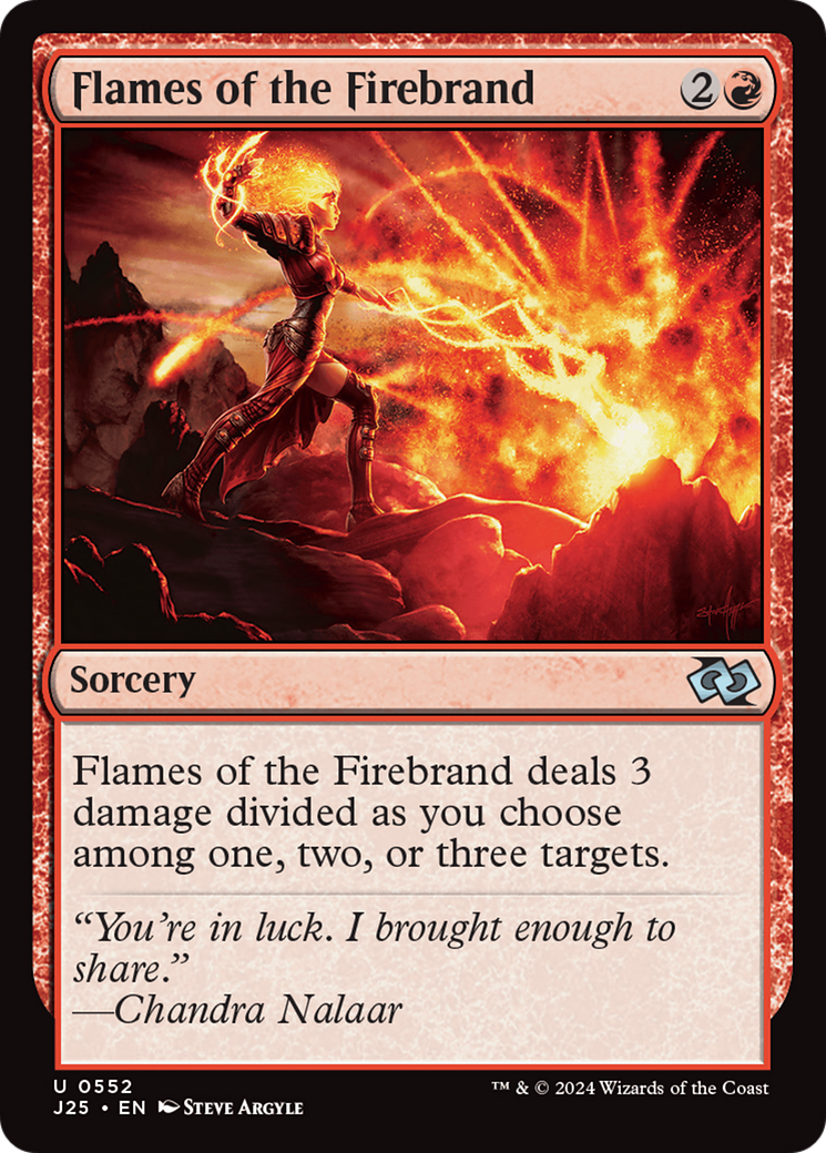 Flames of the Firebrand (J25-552) [Foundations Jumpstart] MTG Single Wizards of the Coast