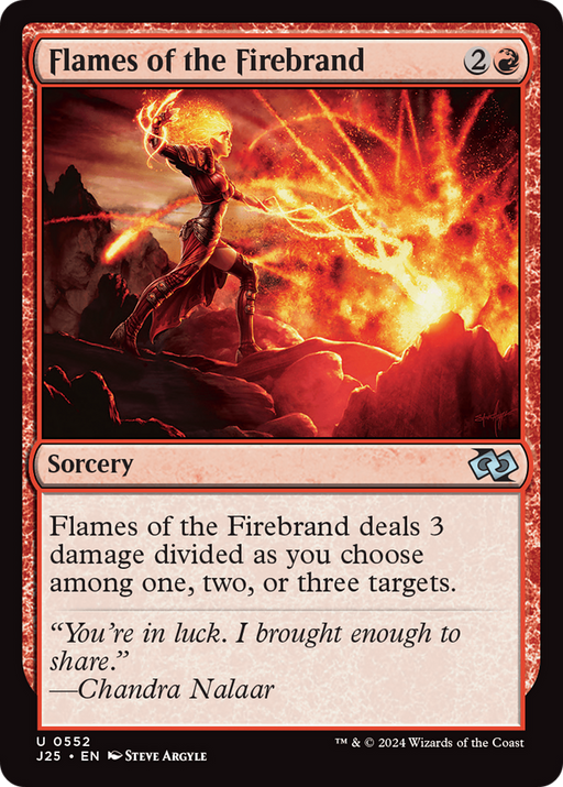 Flames of the Firebrand (J25-552) [Foundations Jumpstart] MTG Single Wizards of the Coast