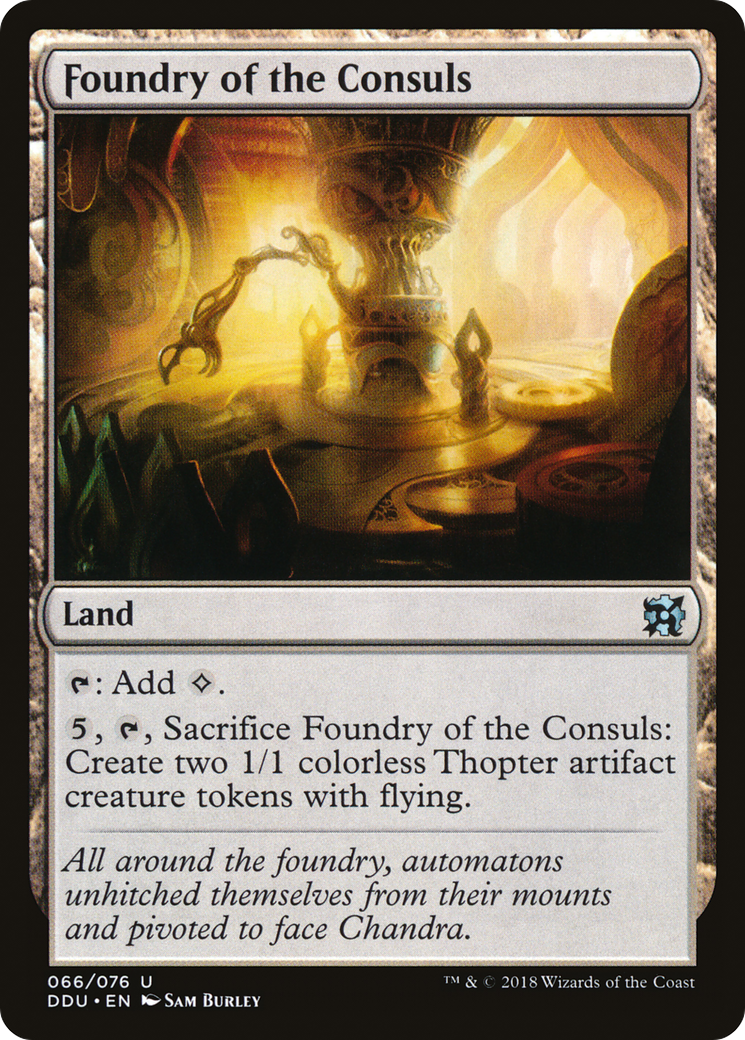 Foundry of the Consuls (DDU-066) [Misc] Duel Decks: Elves vs. Inventors MTG Single Wizards of the Coast