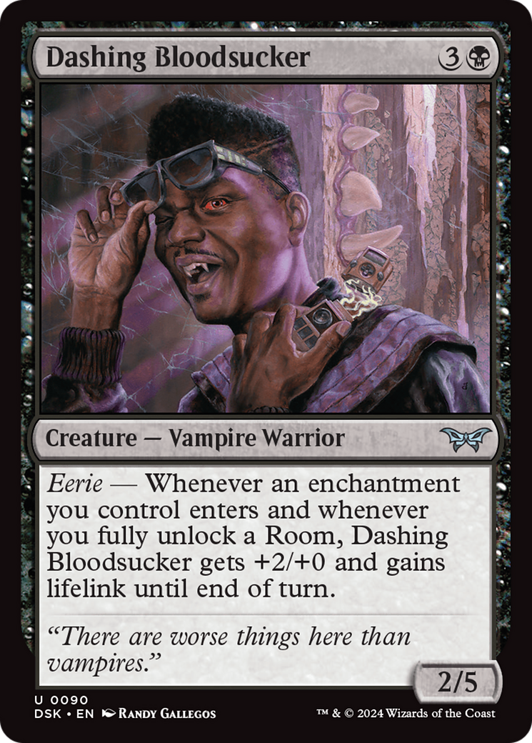 Dashing Bloodsucker (DSK-090) [Duskmourn: House of Horror] Foil MTG Single Wizards of the Coast