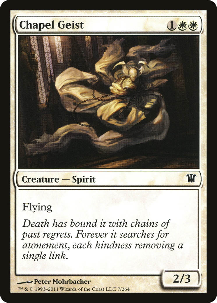 Chapel Geist (ISD-007) [Innistrad] Foil MTG Single Wizards of the Coast
