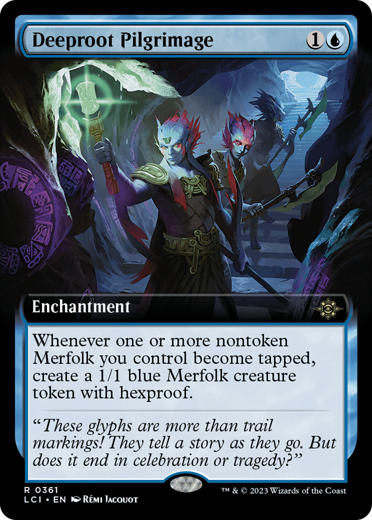 Deeproot Pilgrimage (LCI-361) [The Lost Caverns of Ixalan] (Extended Art) MTG Single Wizards of the Coast