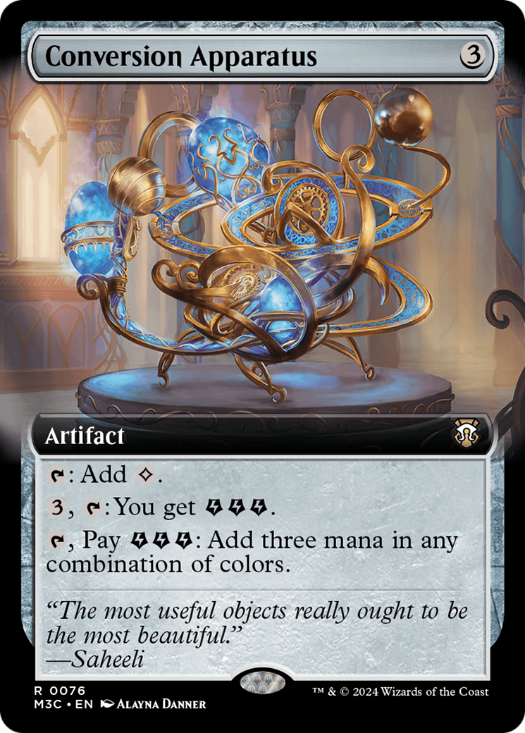 Conversion Apparatus (M3C-076) [Modern Horizons 3 Commander] (Extended Art) MTG Single Wizards of the Coast
