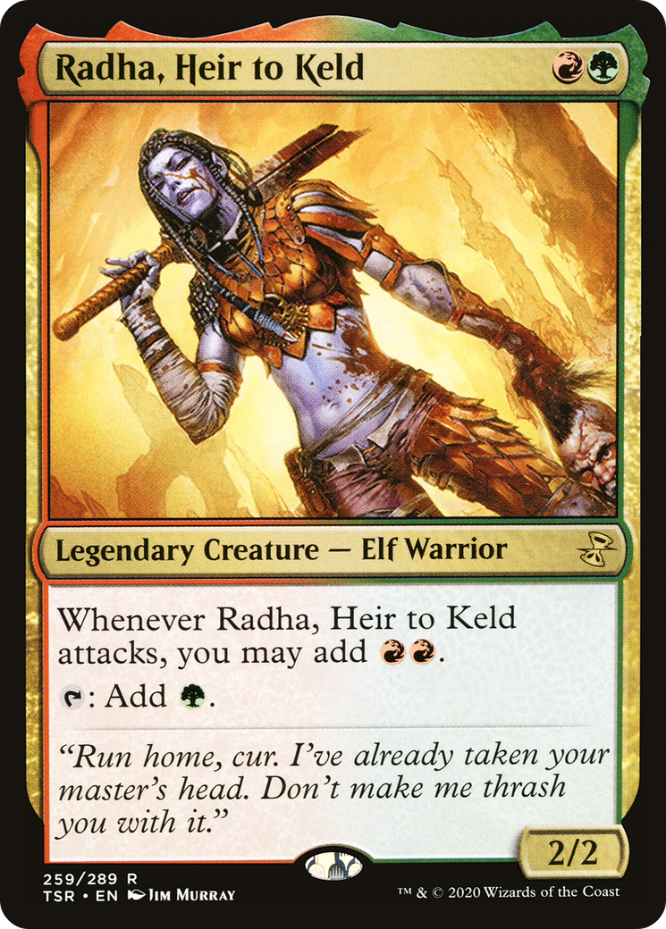 Radha, Heir to Keld (TSR-259) [Time Spiral Remastered] MTG Single Wizards of the Coast