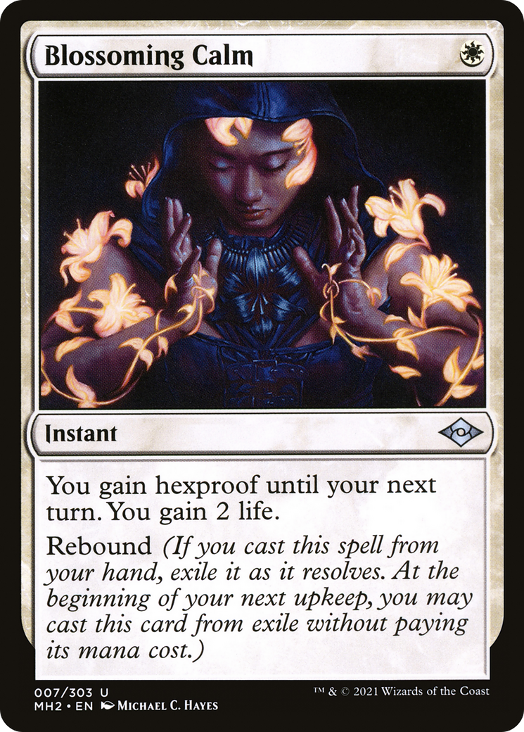 Blossoming Calm (MH2-007) [Modern Horizons 2] MTG Single Wizards of the Coast