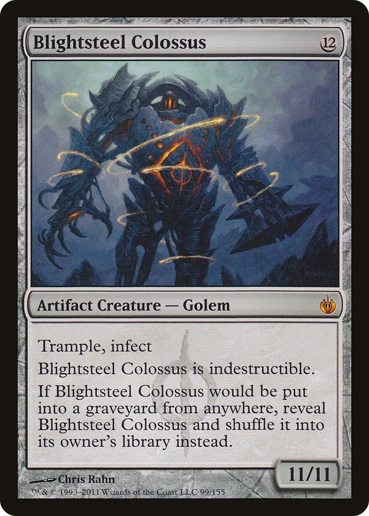 Blightsteel Colossus (MBS-099) [Mirrodin Besieged] Foil MTG Single Wizards of the Coast