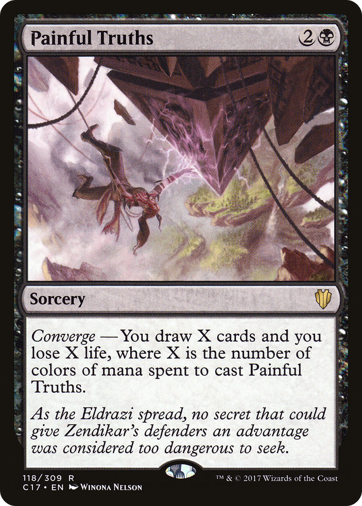 Painful Truths (C17-118) [Commander 2017] MTG Single Wizards of the Coast