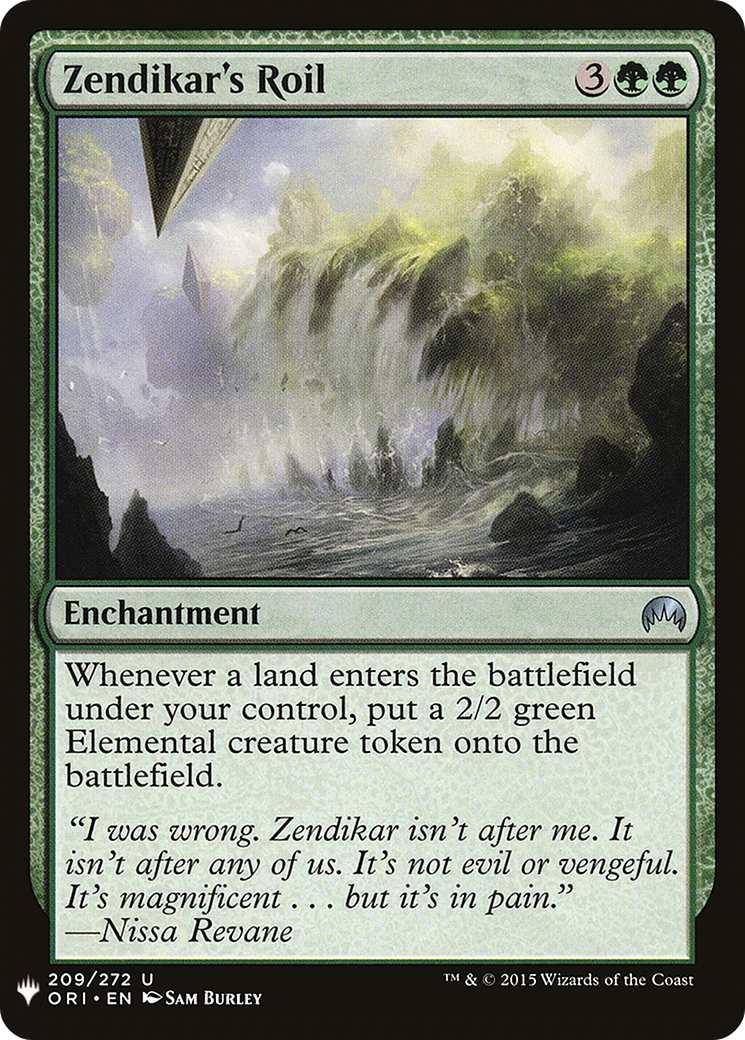 Zendikar's Roil (LIST-209) [Mystery Booster] The List MTG Single Wizards of the Coast