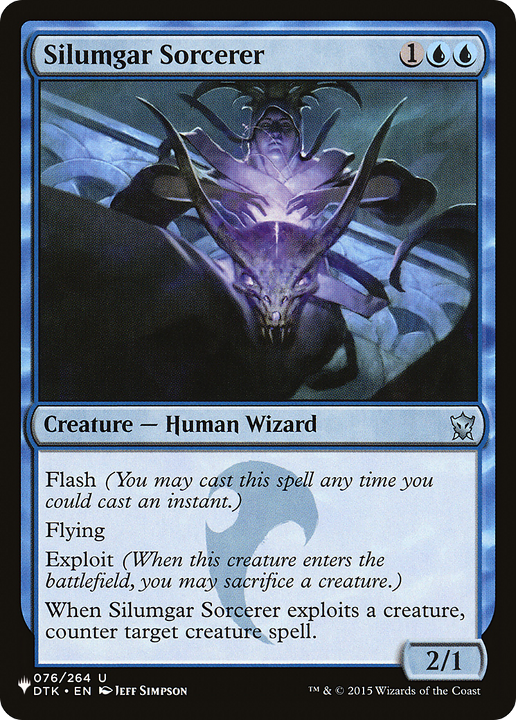 Silumgar Sorcerer (LIST-DTK-76) [Mystery Booster] The List MTG Single Wizards of the Coast