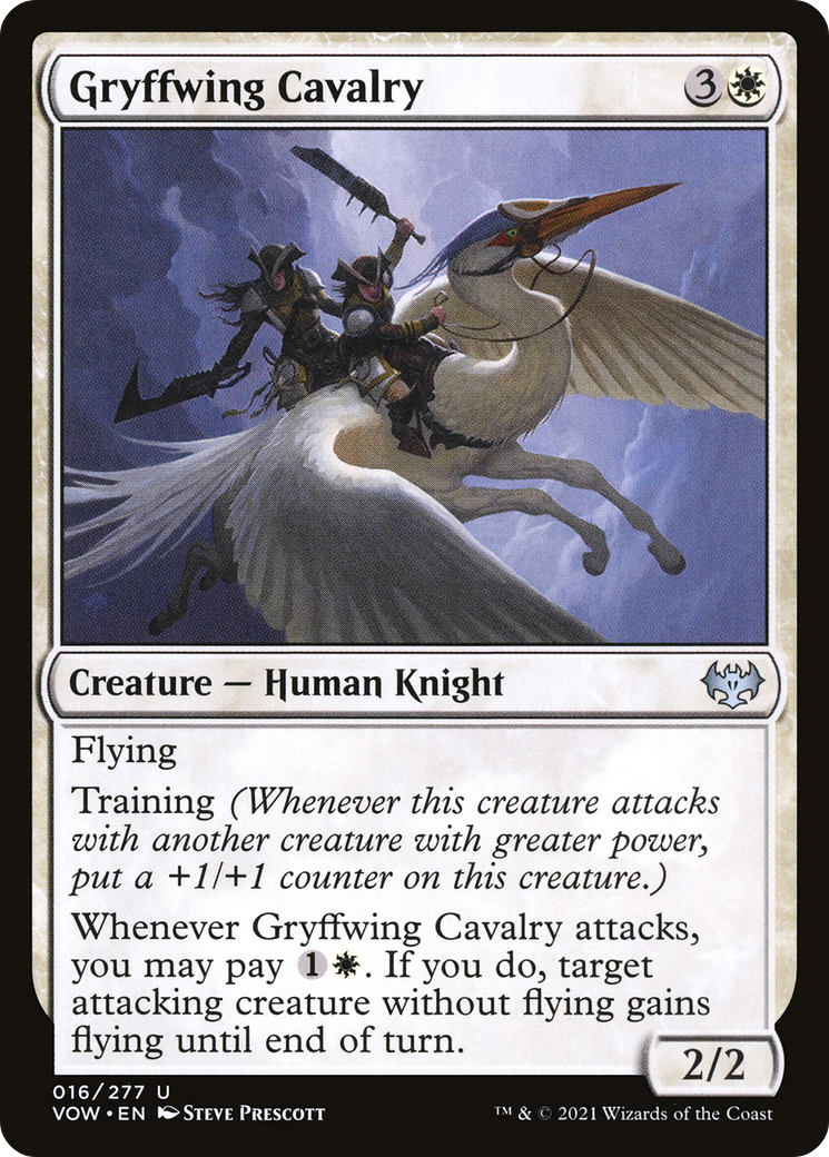 Gryffwing Cavalry (VOW-016) [Innistrad: Crimson Vow] MTG Single Wizards of the Coast