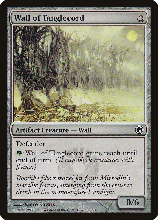 Wall of Tanglecord (SOM-222) [Scars of Mirrodin] MTG Single Wizards of the Coast