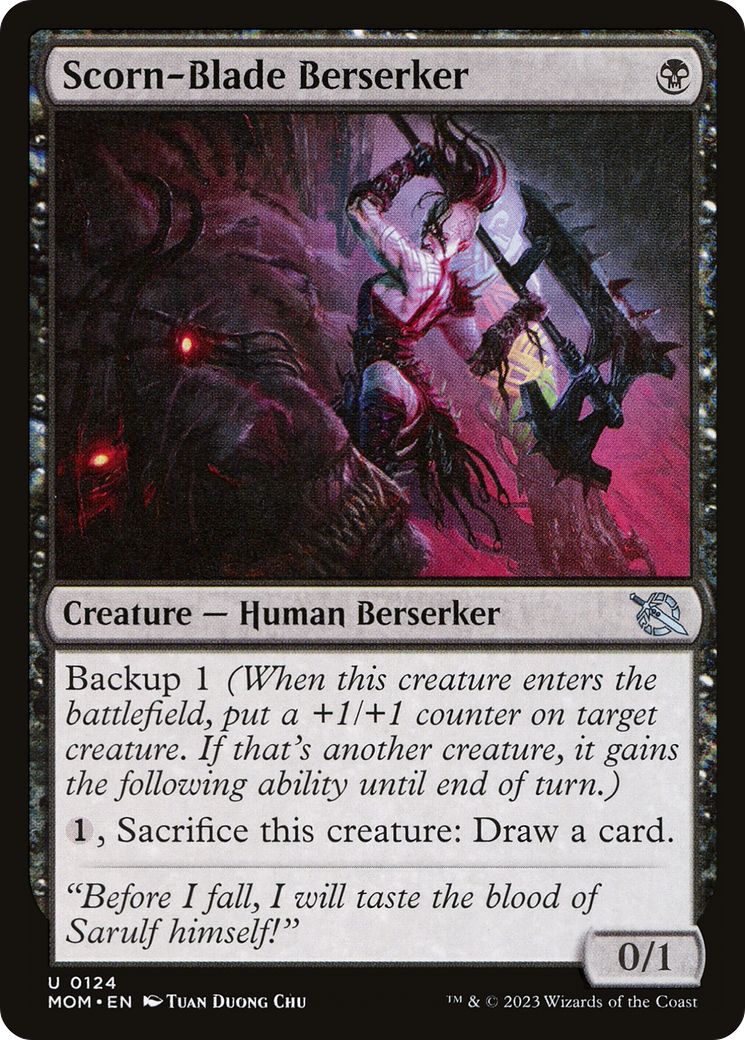 Scorn-Blade Berserker (MOM-124) [March of the Machine] MTG Single Wizards of the Coast
