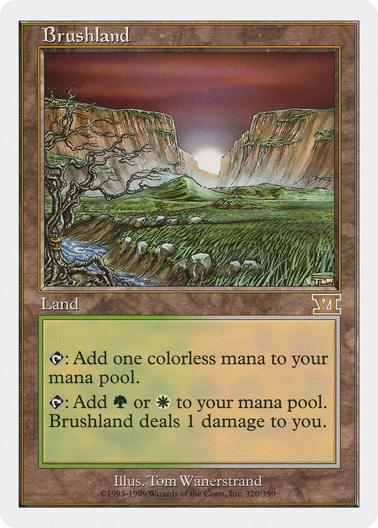 Brushland (6ED-320) [Classic Sixth Edition] MTG Single Wizards of the Coast