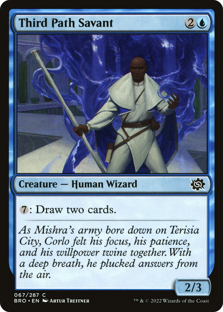 Third Path Savant (BRO-067) [The Brothers' War] MTG Single Wizards of the Coast