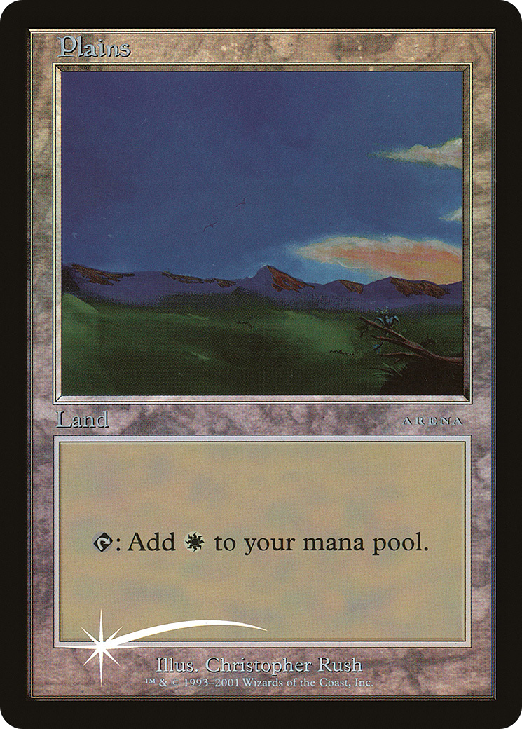 Plains (ARENA-007) [Misc] Arena League 2001 Foil MTG Single Wizards of the Coast