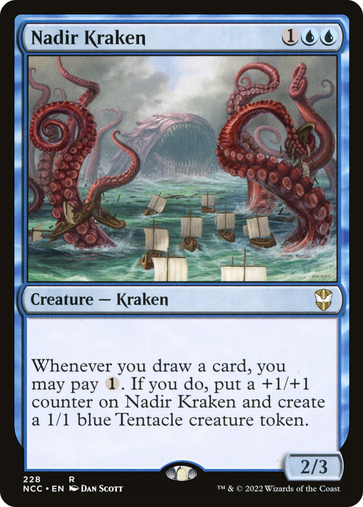 Nadir Kraken (NCC-228) [New Capenna Commander] MTG Single Wizards of the Coast