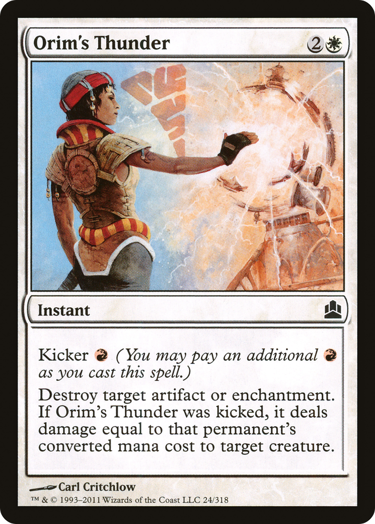 Orim's Thunder (CMD-024) [Commander 2011] MTG Single Wizards of the Coast