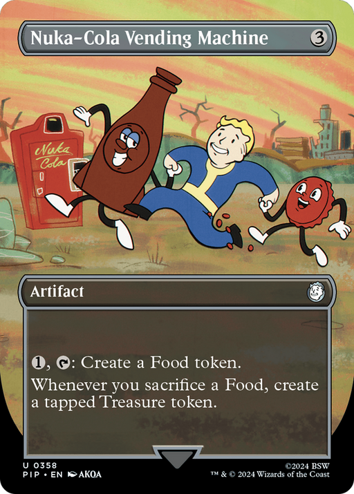 Nuka-Cola Vending Machine (PIP-358) [Fallout] (Borderless) MTG Single Wizards of the Coast
