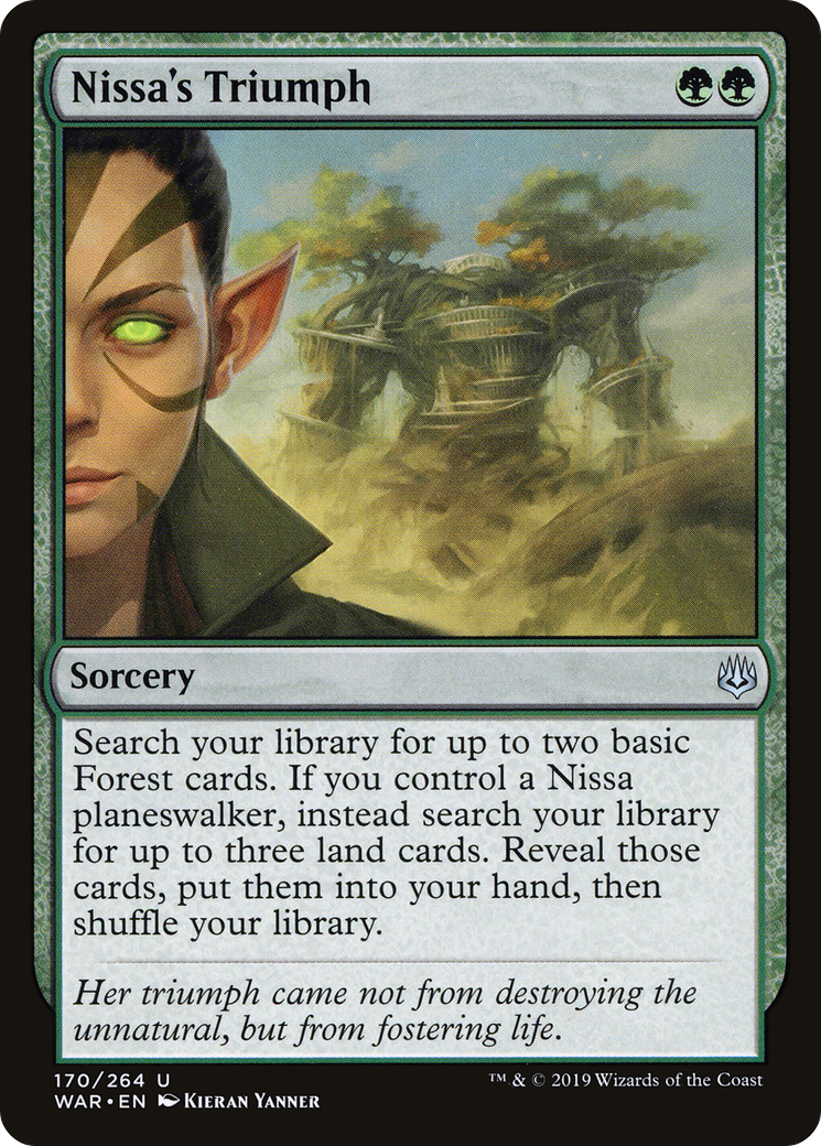 Nissa's Triumph (WAR-170) [War of the Spark] MTG Single Wizards of the Coast