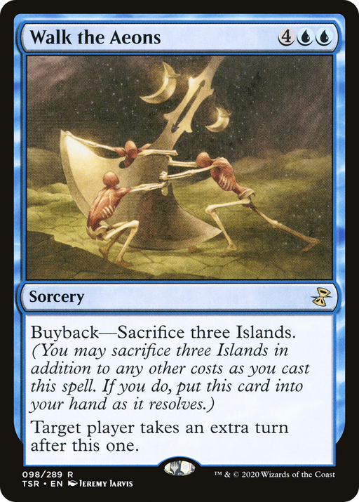 Walk the Aeons (TSR-098) [Time Spiral Remastered] Foil MTG Single Wizards of the Coast