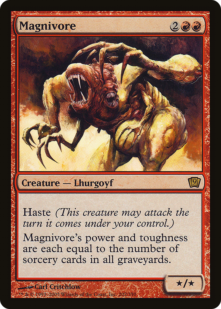 Magnivore (9ED-202) [9th Edition] Foil MTG Single Wizards of the Coast