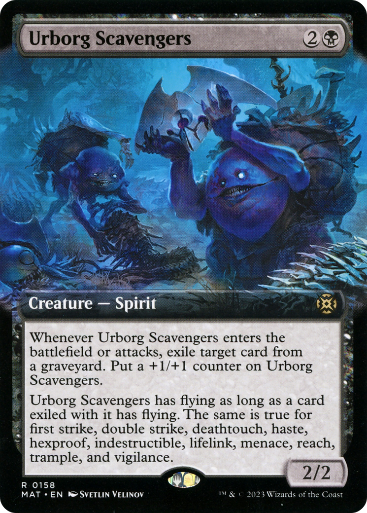 Urborg Scavengers (MAT-158) [March of the Machine: The Aftermath] (Extended Art) Foil MTG Single Wizards of the Coast