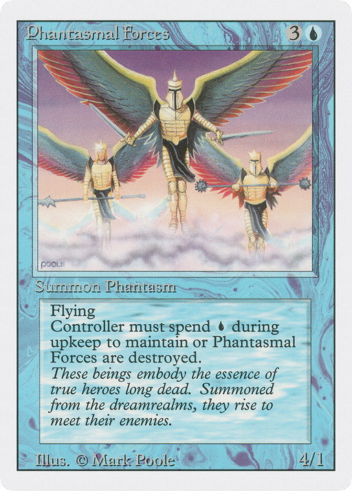 Phantasmal Forces (3ED-069) [Revised Edition] MTG Single Wizards of the Coast