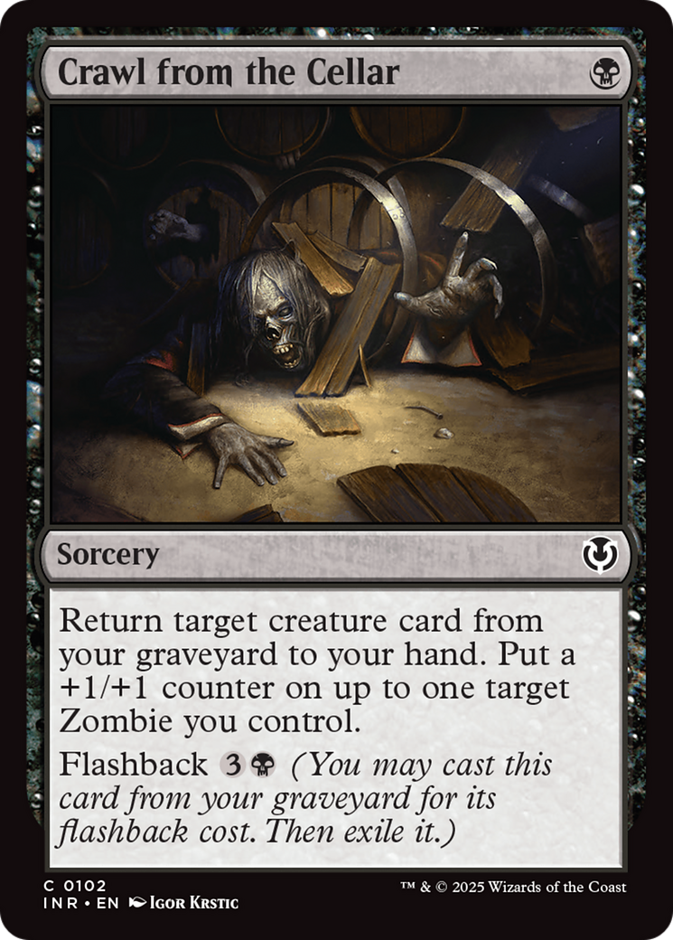 Crawl from the Cellar (INR-102) [Innistrad Remastered] MTG Single Wizards of the Coast