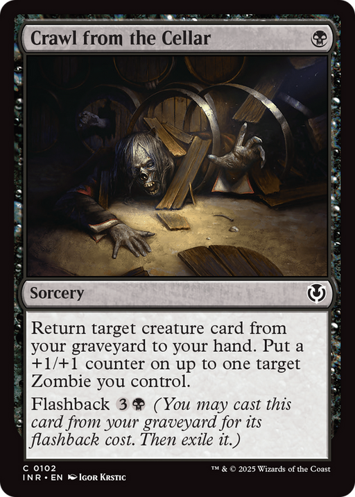 Crawl from the Cellar (INR-102) [Innistrad Remastered] MTG Single Wizards of the Coast
