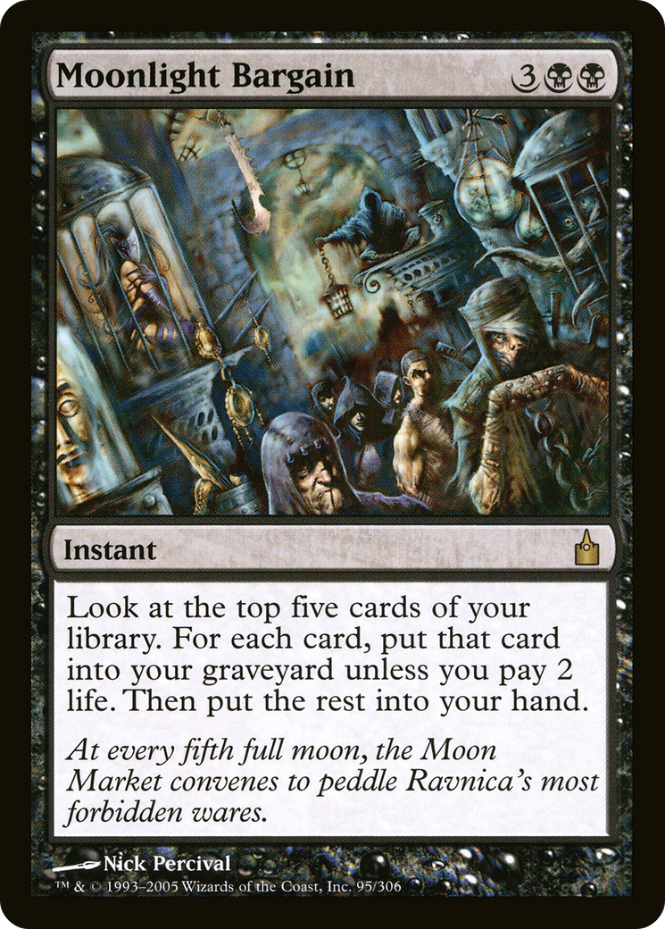 Moonlight Bargain (RAV-095) [Ravnica: City of Guilds] Foil MTG Single Wizards of the Coast