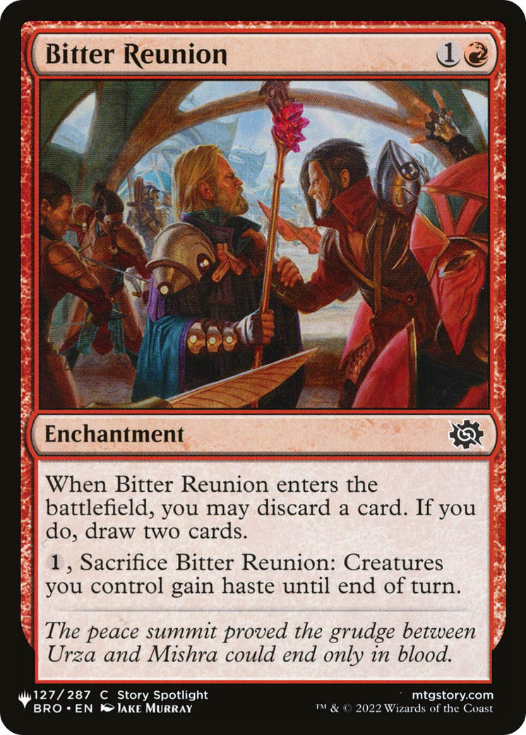 Bitter Reunion (LIST-BRO-127) [Mystery Booster] The List MTG Single Wizards of the Coast