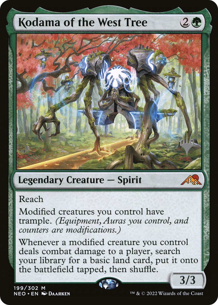 Kodama of the West Tree (PPNEO-199) [Kamigawa: Neon Dynasty Promos] MTG Single Wizards of the Coast