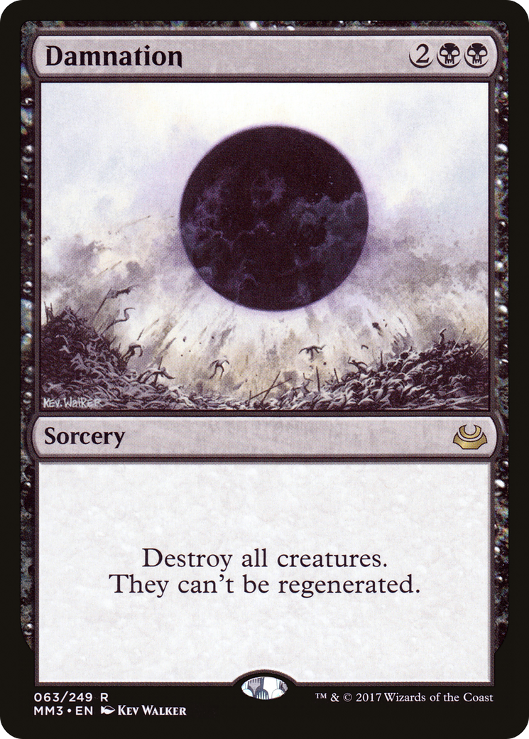 Damnation (MM3-063) [Modern Masters 2017] Foil MTG Single Wizards of the Coast