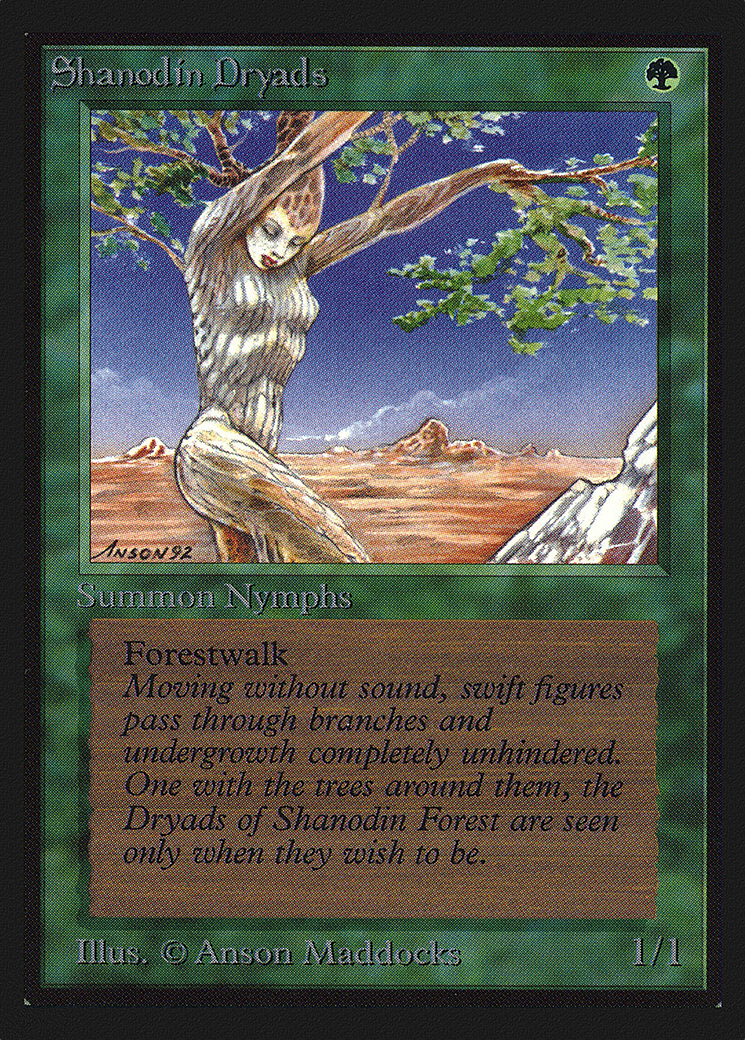 Shanodin Dryads (IED-217) [Intl. Collectors' Edition] MTG Single Wizards of the Coast