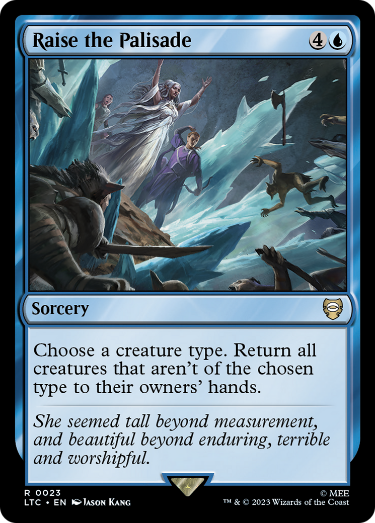 Raise the Palisade (LTC-023) [Tales of Middle-earth Commander] MTG Single Wizards of the Coast