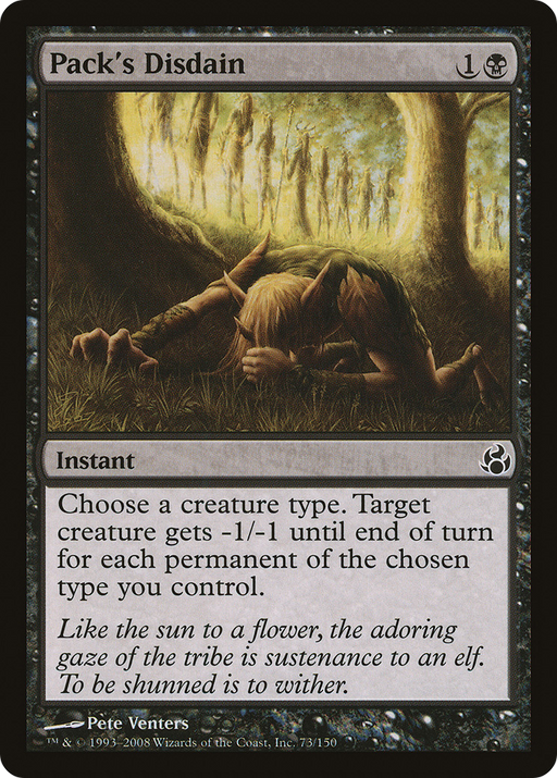 Pack's Disdain (MOR-073) [Morningtide] MTG Single Wizards of the Coast