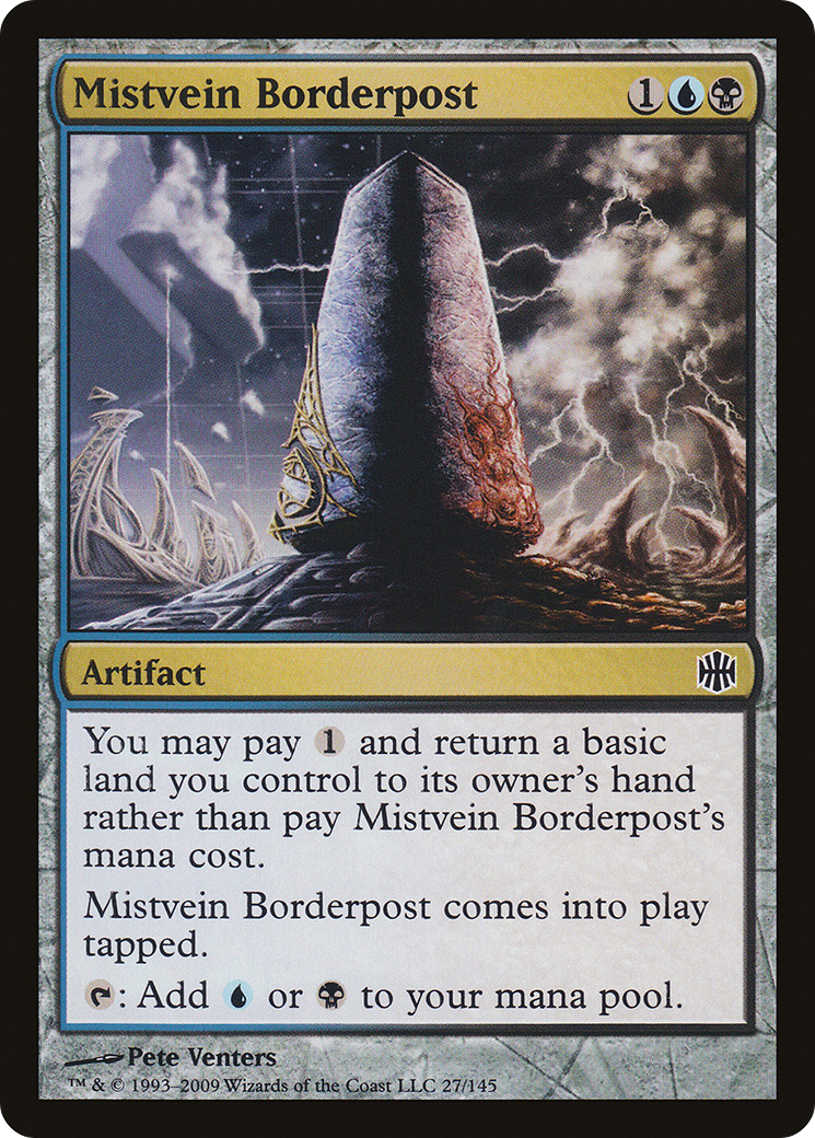 Mistvein Borderpost (ARB-027) [Alara Reborn] Foil MTG Single Wizards of the Coast