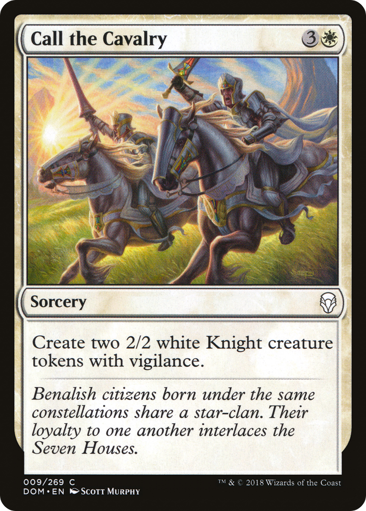 Call the Cavalry (DOM-009) [Dominaria] Foil MTG Single Wizards of the Coast