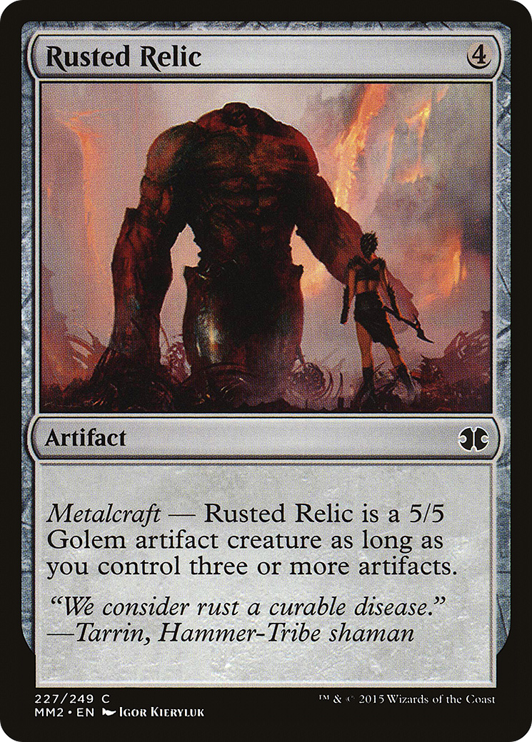 Rusted Relic (MM2-227) [Modern Masters 2015] MTG Single Modern Masters 2015