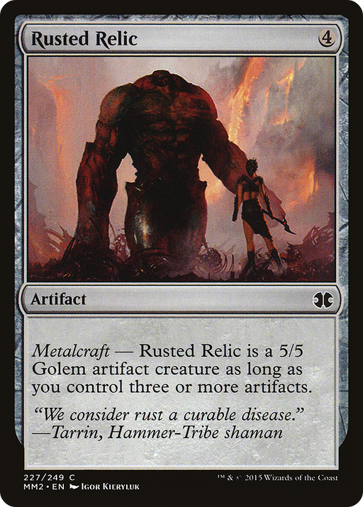 Rusted Relic (MM2-227) [Modern Masters 2015] Foil MTG Single Modern Masters 2015